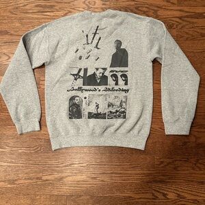 Post Malone Men's 2019 Runaway Tour Gray Crewneck Sweatshirt Size Small